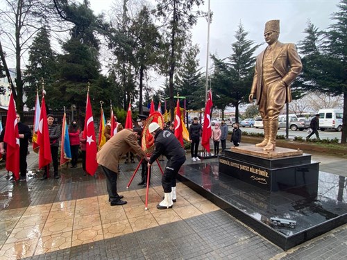 18 Mart Çanakkale Zaferi ve Şehitleri Anma Günü’nün 107. Yıl dönümü dolayısıyla ilçemizde anma programı düzenlendi.